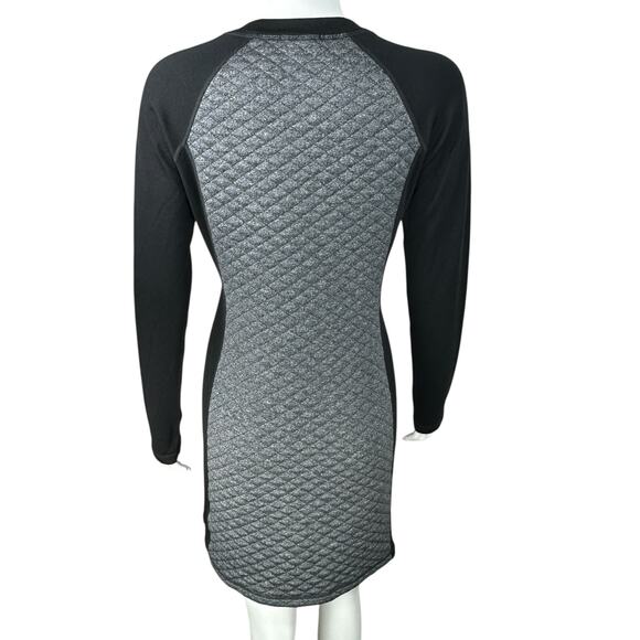 Smartwool Diamond Peak Quilted Mini Dress Medium Comfort Pockets Merino Wool LS - Picture 9 of 14